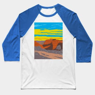 Canyonlands National Park in Moab Utah WPA Poster Art Baseball T-Shirt